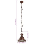 Pendant Lighting 25x25x134 cm Aluminium