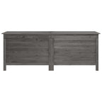 Garden Storage Box Anthracite 150x50x56.5 cm Solid Wood Fir
