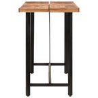 Bar Table 150x70x107 cm Solid Wood Acacia and Iron