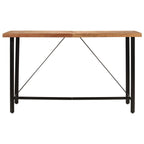 Bar Table 180x70x107 cm Solid Wood Acacia and Iron