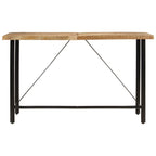 Bar Table 180x70x107 cm Solid Wood Mango and Iron