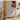 Highboard OLDEN Grey and Brown 85x43x125 cm Solid Wood Pine