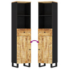 3 Piece Bathroom Furniture Set Solid Wood Mango