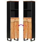 3 Piece Bathroom Furniture Set Solid Wood Acacia