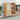 Highboard SENJA Rattan Look Brown 90x40x112cm Solid Wood Pine