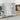 Highboard SENJA Rattan Look White 90x40x112cm Solid Wood Pine