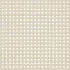 Highboard SENJA Rattan Look White 90x40x112 cm Solid Wood Pine