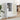 Highboard SENJA Rattan Look White 90x40x112 cm Solid Wood Pine