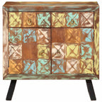 Drawer Cabinet Multicolour 70x35x70 cm Solid Wood Reclaimed