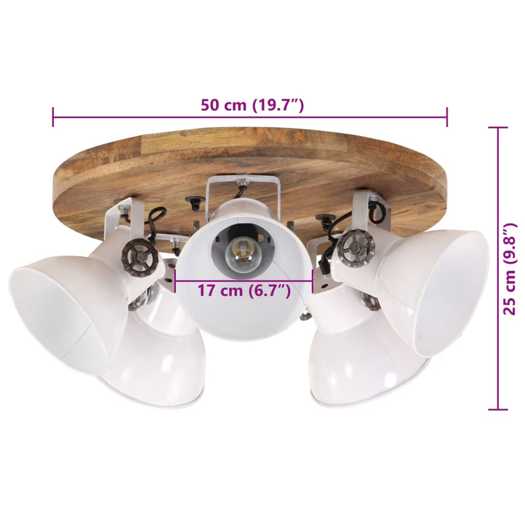Ceiling Lamp 25 W White 50x50x25 cm E27
