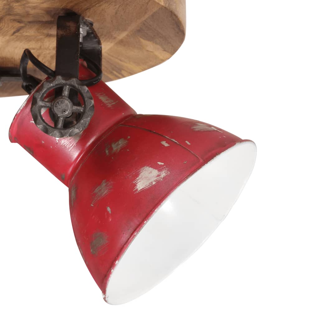 Ceiling Lamp 25 W Distressed Red 50x50x25 cm E27