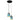 Hanging Lamp 25 W Distressed Blue 30x30x100 cm E27