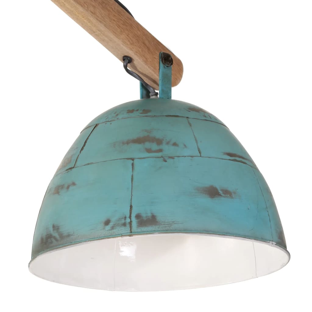 Ceiling Lamp 25 W Distressed Blue 29x18x85 cm E27