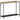 Console Table 90x30x75 cm Solid Rough Mango Wood and Iron
