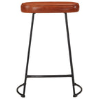 Bar Stools 2 pcs Dark Brown 41x29x62 cm
