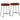 Bar Stools 2 pcs Dark Brown 40x29.5x53 cm