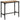 Bar Table 110x55x107 cm Solid Rough Wood Mango