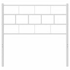 Metal Headboard White 75 cm