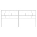 Metal Headboard White 180 cm