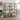 5-Tier Storage Rack Grey 170x38x170 cm Solid Wood Pine