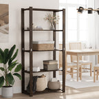 3-Tier Storage Rack Solid Pinewood