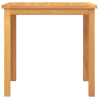 5 Piece Garden Dining Set Solid Wood Teak