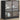 Side Cabinet with Glass Doors Black 68x37x75.5 cm