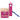 Kids' Loft Bed With Tower Without Mattress Pink