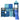 Kids' Loft Bed With Tower Without Mattress Blue