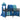 Kids' Loft Bed With Tower Without Mattress Blue