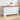 Storage Chest with Lid Brown and White Solid Wood Acacia