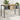 Garden Table with Acacia Wood Top Black 115x54x74 cm Poly Rattan