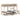 Bunk Bed Without Mattress 80X200/140X200 Cm Solid Wood