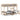 Bunk Bed Without Mattress 90X200/140X200 Cm Solid Wood
