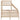 Bunk Bed Without Mattress 80X200/140X200 Cm Solid Wood