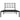 Metal Bed Frame Without Mattress 90X200Cm