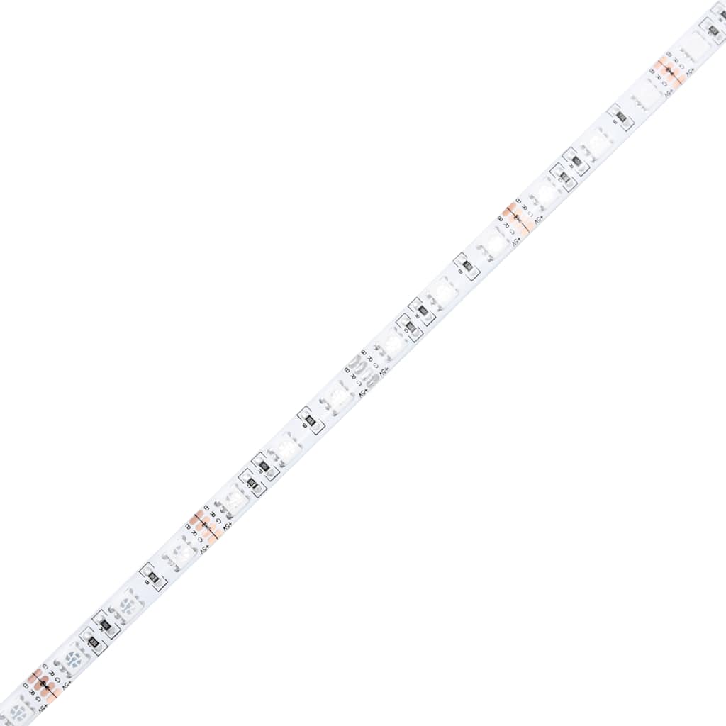 LED Headboard White 180x18.5x103.5 cm Engineered Wood