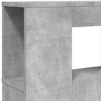 LED Headboard Concrete Grey 180x18.5x103.5 cm Engineered Wood