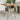 Garden Table with Acacia Wood Top Grey 80x80x75 cm Poly Rattan