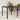 Garden Table with Glass Top Brown 90x90x75 cm Poly Rattan