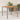 Garden Table with Acacia Wood Top Grey 90x90x75 cm Poly Rattan