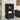 Garden Storage Cabinet Black 50x55x115 cm Poly Rattan