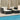 5 Piece Garden Sofa Set with Cushions Black Poly Rattan Acacia