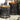 Garden Side Tables 2 pcs with Wooden Top Black Poly Rattan