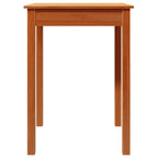 Dining Table Wax Brown 55x55x75 cm Solid Wood Pine