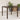 Garden Table with Glass Top Brown 90x90x75 cm Poly Rattan