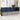 Garden Sofa with Cushion Grey 227 x 62 x 69cm Poly Rattan