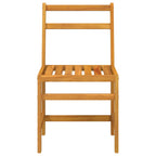 3 Piece Balcony Set Solid Wood Acacia
