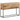 Console Table 110x30x75 cm Solid Wood Rough Mango and Iron