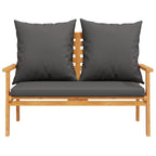 3 Piece Garden Lounge Set with Cushions Solid Wood Acacia